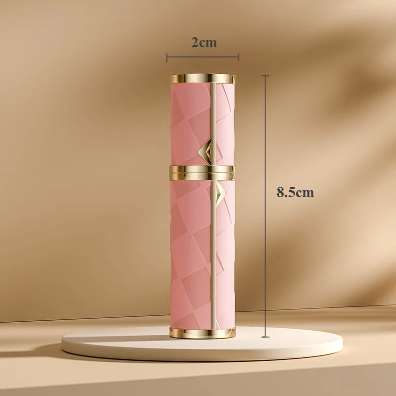 5ML Portable Perfume Bottle for Travel Mini Refillable Perfume Dispenser Cosmetics Container Leather Leak-Proof Perfume Sprayer